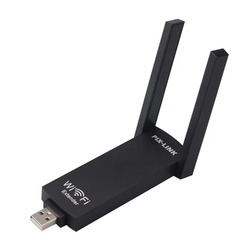 PIXLINK USB Wireless Router WiFi Repeater 300Mbps Amplificator de Semnal Antene Dual LV-UE02 Wi-Fi Range Extender