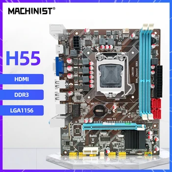 Placa de baza H55 LGA 1156 set kit gamer pc cu procesor Intel core I5 760 procesor DDR3 16GB(2 X 8GB) 1600mhz desktop memorie RAM HM55-P3