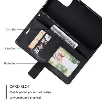 POCO M2 M3 Piele Flip case Pentru Xiaomi 11 Pro 10T Lite Redmi Nota 8 Pro 9 8T 9T 10S 10 4G 5G K40 K20 K30 Carte Portofel Carte Acoperă