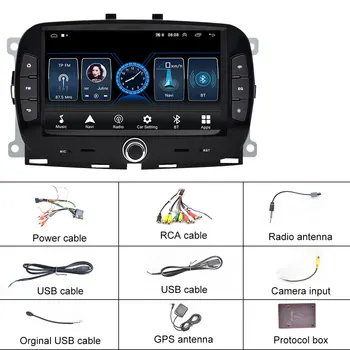 Podofo 2Din Android 10.0 Radio Auto Stereo 7