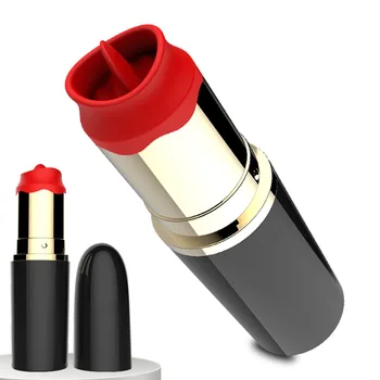 Portabil 10 Viteze Mini Vibrator Ruj USB de Reincarcare Stimulator Clitoris Masaj Orgasm Vaginal Lins Sex cu degetul Pentru Femei