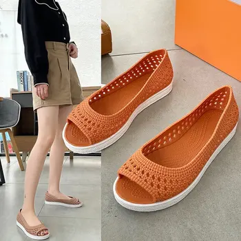PUPUDA Sandale Femei Plus Dimensiune 41 Tocuri Sandale Pentru Pene Peep Toe Nou Pantofi de Vara pentru Femeie Chaussure Femme Casual Pantofi Platforma
