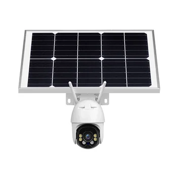 Q9-24H SIM 4G 1080P Solar Camera IP Audio bidirecțional PTZ Dome IR Viziune de Cloud Camera 30000mAh alimentat camera 30W cu camera