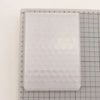 Relief Dosare de Fond Plastic Relief Folder pentru Scrapbooking DIY Album Foto Carte Em154 3D Hexagonale
