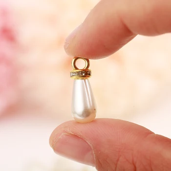 RESEN Sus!! 8x15mm Cusut Alb Fildeș Lacrimi Margele Perla ABS Pandantive Perle Pentru DIY Nunta Margele Bijuterii Găsirea Accesorii