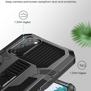 Rezistent la șocuri Caz De Puțin Poco X3 NFC Pro F3 M3 KickStand Armura Shell Caz Acoperire Bara de protectie Pentru Xiaomi Mi Nota 10 10T Lite 10i Pro
