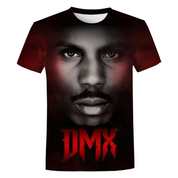 RIP DMX 3D Tricou Rapper-ul 3D Print T Camasa Retro de zi cu Zi Topuri Bărbați Femei Hip Hop Topuri