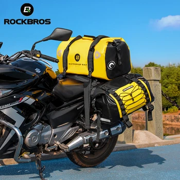 ROCKBROS 60L Impermeabil sac de Cadru de Biciclete Benzi Reflectorizante rezistent la Uzura Sac Motocicleta Motrocycle Călătorie Incognito Saci Mari