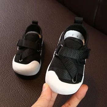 Sandale pentru copii Fete Băieți Non-Alunecare Pantofi Casual Respirabil Moale Copii Anti-coliziune Panza Pantofi de Vară Primul Pietoni SYR001