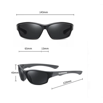 Shimano Pescuit Polarizate Ochelarii Bărbați ochelari de Soare pentru Femei Ochelari de Sport in aer liber Camping Drumetii de Conducere Ochelari de Soare UV400 Glasse