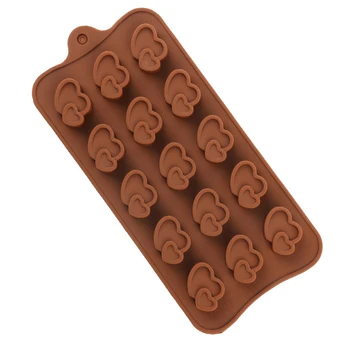 Silicon Matrite de Ciocolata Budinca de Jeleu de Gheață Bomboane Mucegai Mucegai Inima Dragoste Formă de Forme pentru Copt Prajitura Tort Decoratiuni DIY