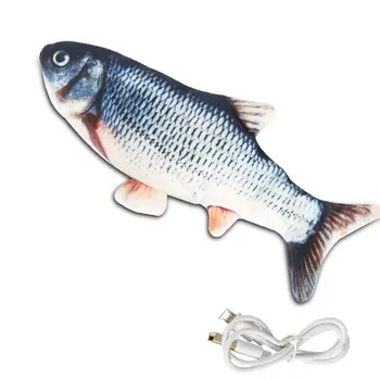 Simulare De Pește Electric Swing Fish Pește Sărituri Simulare De Crap, Iarba Crap Animal De Casă Pisică Jucărie Usb Electric Pește