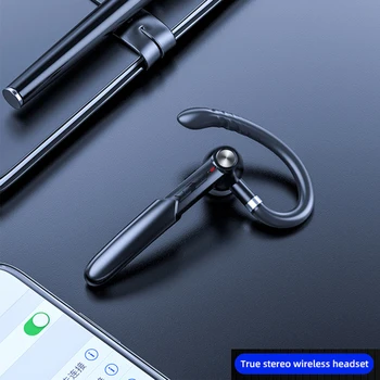 Singură Ureche Masina De Afaceri Cu Suport V5.0 Cască Bluetooth De Reducere A Zgomotului De Sport Căști Cu Microfon Pentru Iphone Samsung Comprimat