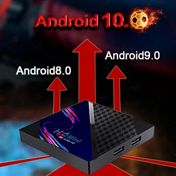 Smart TV Box H96 MINI V8 Android 10 RK3228A Rockship Android TV Box 2GB 16GB Wifi 2.4 G Google Play H96Mini Media Player H96 MAX