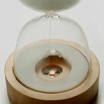 Sticlă Clepsidra Lumini Timer LED Nisip de Sticlă Lumina de Noapte de Somn Ajutor cu Control de la Distanță pentru Crăciun