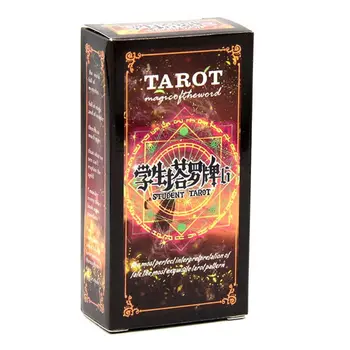 Student carti de Tarot Carduri de Punte cu Ghid Divinație, Astrologie Oracle Tabla de Joc K3NC