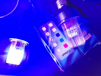 Super Lampa Stroboscop Bar LED E27 un fascicul de lumină KTV în aer liber bec Intermitent Fatada Festivalul de Decor Șir Bec 10buc