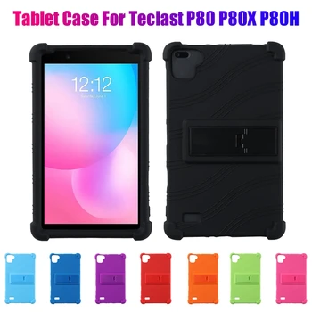 Tableta Caz de Teclast P80 P80X P80H 8 Inch Comprimat Anti-Picătură de Silicon Caz Tablet Stand pentru Birou