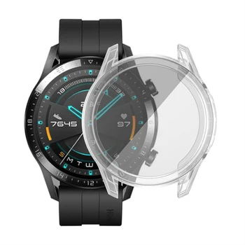 TPU Ecran de Protecție Pentru Huawei Watch GT 2 46MM Acoperire Completă Softuri de Protecție Scoici Protectie Ecran Cazul Accesorii Ceas