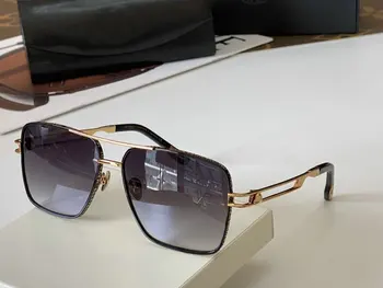 Trendy Supradimensionat Maybach ochelari de Soare Femei de Moda de Lux Gradient fără ramă Umbrită Mare Cadru Metalic Pătrat Ochelari de Soare Barbati UV400