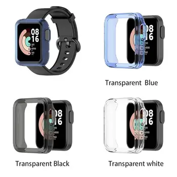 Ultra-Slim TPU Caz Ceas Piele Capac de Protectie pentru Xiaomi Mi Watch Lite Versiune Globală pentru Redmi Ceas Anti-drop Accesorii