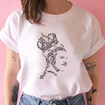 Vara Harajuku Kawaii regină puternică de brand bărbați Imprimate T-shirt ' 90 Estetice Tricou Femei Casual de Bază Tricouri Topuri