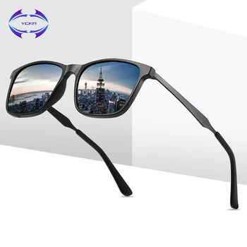 VCKA Brand 2020 Polarizat ochelari de Soare Barbati Vintage Square Cadru Metalic UV400 Ochelari de sex Masculin pentru Femei Ochelari de Conducere zonnebril heren