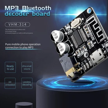 VHM-314 Receiver Audio Bluetooth Bord Bluetooth 5.0 Mp3 Fara Decodor Placa Wireless Stereo Music Module 10buc