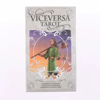 ViceVersa Tarot și Ghid Card de Soarta Joc de Divinație Tarot Pentru Petrecere de Vacanță Cadou Jocuri de masă