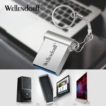 Wellendorff 3.0 usb 32 GB metal pen drive 64GB pendrive 16GB 8GB 4GB usb 2.0 flash drive 128GB impermeabil memoria usb disk