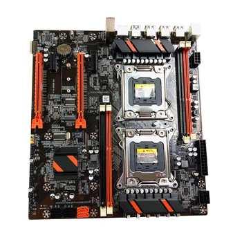 X79 Dual CPU Desktop PC Placa de baza LGA 2011 16 Porturi USB DDR3, SATA, PCIE X16 PUBG Gaming Placa de baza