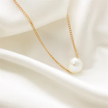 ZYZQ de Lux la Modă Minunate Coliere Lanț Stil Boho Accesorii Cadou de Ziua Neckalces Pentru Femeile Cu Simulate Perla