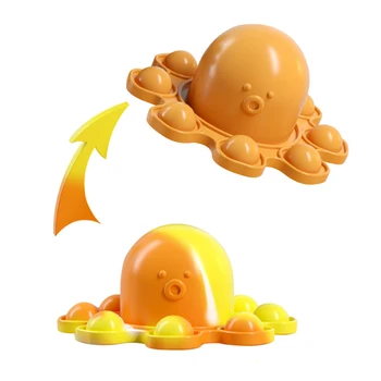 Împinge Bubble Stoarce Jucărie Pandantiv Senzoriale Jucării Autism Anti-stres, de Relaxare Jucării Transforma Peste Caracatiță pentru Copii Jucării pentru Adulți