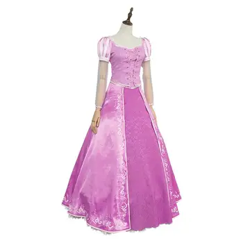 Încurcat Printesa Rapunzel Dress Cosplay Costum Pentru Femei Costum Rochie Costum Carnaval De Halloween Costum Personalizat
