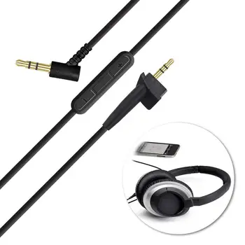 Înlocuire Cablu cu Microfon, Control Volum Microfon Compatibil cu Bose AE2 AE2i AE2w Căști Cablu