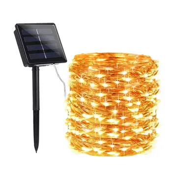 Șir de Lumini Ghirlanda LED-uri în aer liber Lampă Solară 100/200/50LEDs Lumini de Basm Impermeabil Decor de Craciun pentru Gradina Strada