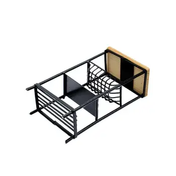 1:12 Casa Papusa Accesorii Mini Bucatarie Negru Partea Cabinetului Model De Jucărie Casă De Păpuși Decor Scenă Simulare Bucătărie Bufet