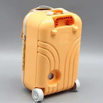 1:6 casă de păpuși păpuși mini mobilier model de moda cărucior valiza 18 inch papusa valiza