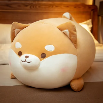 1 buc Anime Minunat de Simulare de Grăsime de Câine Shiba inu Câine de Pluș Perna Iubiți Forma Confortabil Perna de Dormit Canapea Pernă