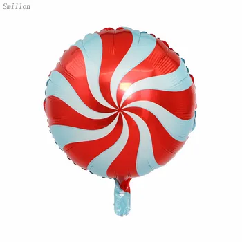 1 Buc Rosu Moară de vânt Bomboane de Film de Aluminiu Baloane baloane globos шарики ziua ballon helio balony balon cu heliu balon de gaz