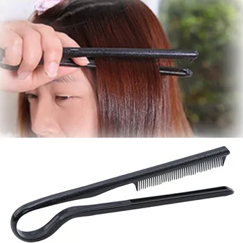 1 buc Utile Păr Îndrepta Salon Pieptene de Coafură Netedă Instrument Ține Clește de Instrumente de Hair Styling Pentru Femei