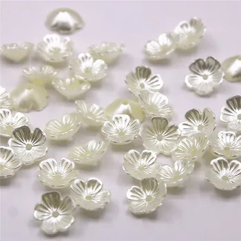 100buc/lot 11mm Fildeș libelula Pearl Margele Rășină ABS Flatback Simulate perla Margele Bijuterii Accesorii DIY