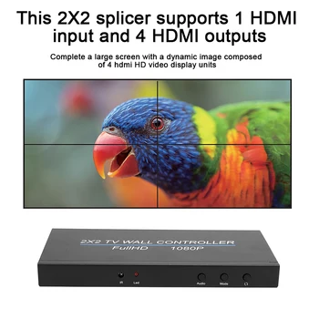 1080P Compatibil HDMI Ecran Stitcher Perete Controller 1x2 1x3 1x4, 2x1 3x1 2x2 4x1 Perete Video Procesor Monitor TV de Imagine Despicare