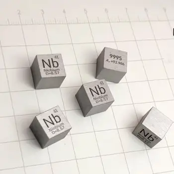 10mm Nb≥99.95% Niobiu Nb Cub Tabelul Periodic Al Elementelor Cub Realizate manual de Știință de Învățământ Meserii DIY Display