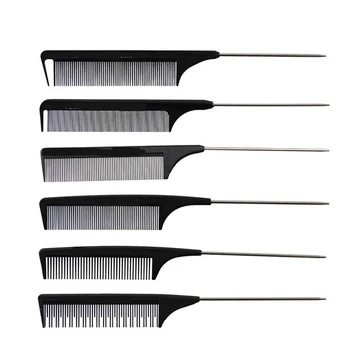 13 stiluri de Păr Subliniat Coada Pieptene Subtilitate Tip Clip Design Instrumente de Perie pentru Perie de par Keratin Tratament de Styling Gratuit navă pentru a RU