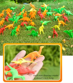 16pcs Un Set Dinozaur Modele Mini Simulare Jurassic Tyrannosaurus Dinozaur Raptor Jucărie de Crăciun pentru Copii BirthdayToy Cadou