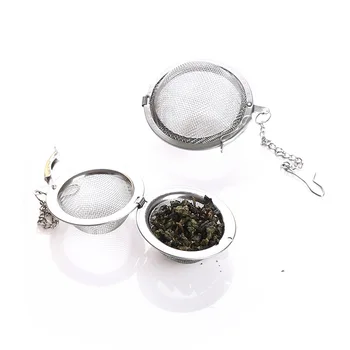 1buc 3 Dimensiuni din Oțel Inoxidabil Filtru de Ceai Infuser Ceai de Blocare Mingea Ceai Spice Plasă de Plante Mingea instrumente de gătit