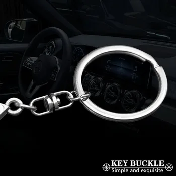 1buc Noua Masina Logo-ul de Metal Argintiu Masina Cheie Inel Insigna Auto Breloc Decorare Auto pentru Lexus ES300 RX330 RX300 GS300 Accesorii Auto