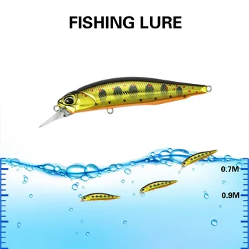 1BUC Pește Pescuit Nada 63MM/5G Suspendarea Momeli Artificiale Profesionist Japonez Greu Momeala Iarna Deep Sea Pescuit