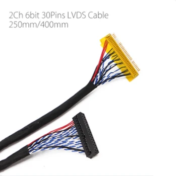1buc Practic Nou LVDS Cable FIX-30P-S6 30pin Dublu 2 Ch 6-bit Dual 6bit Panou LCD prin Cablu cu Ecran Line